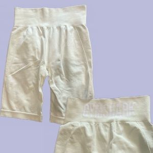 Mint Gymshark biker shorts